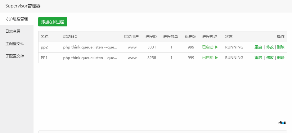 CRMEB PRO 1.5 怎么解決服務(wù)器重啟，必須運行一次php think swoole restart