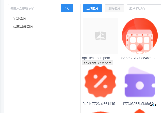 pro2.1.1 (0304)上傳支付證書會出現(xiàn)在素材中心