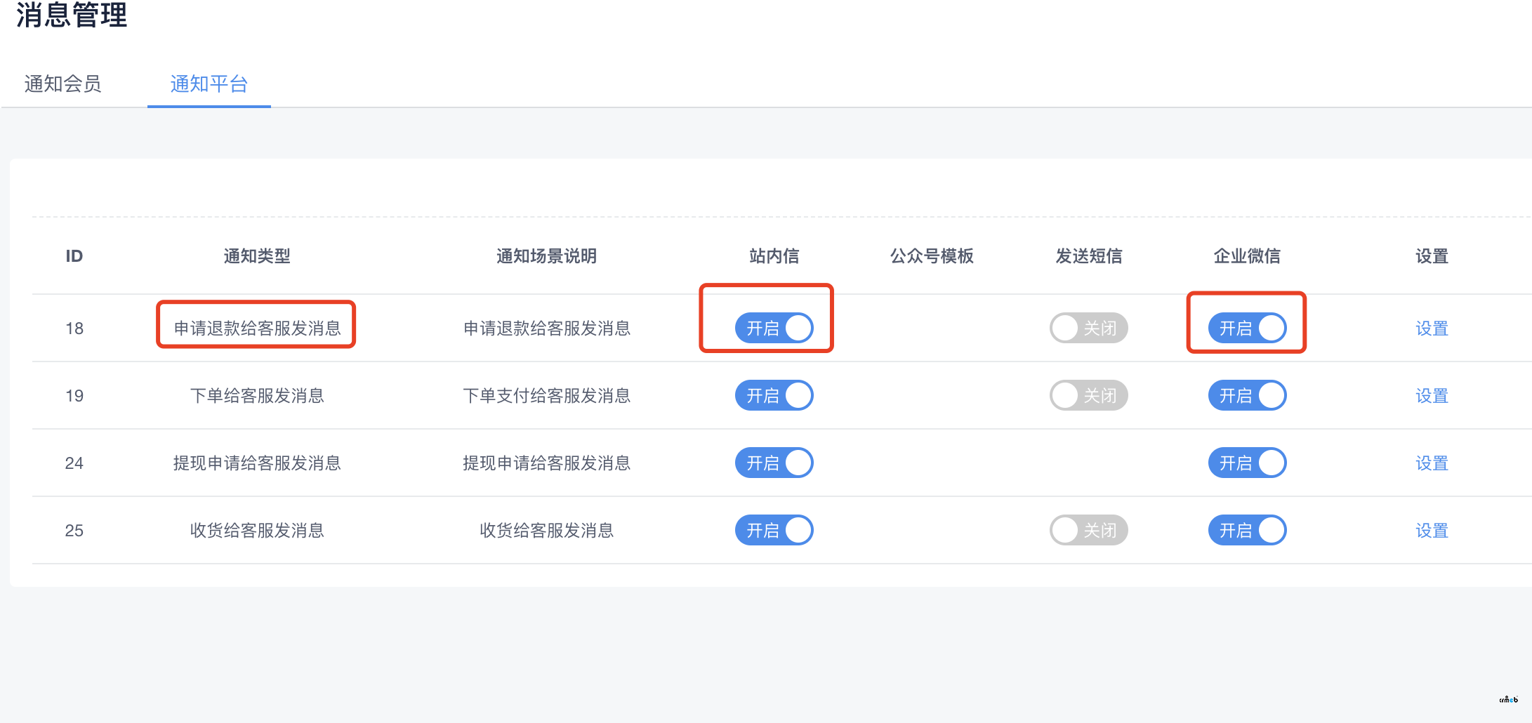 申請(qǐng)退款給客服發(fā)消息(通知平臺(tái)失效)